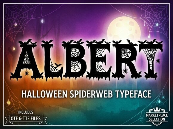 Albert: A Decorative Display Font for Bold Projects