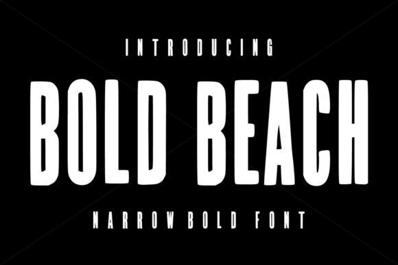 Bold Beach: A Modern Vintage Typeface for Impactful Design