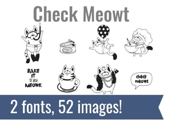 Check Meowt Dingbats: A Purrfect Design Toolkit