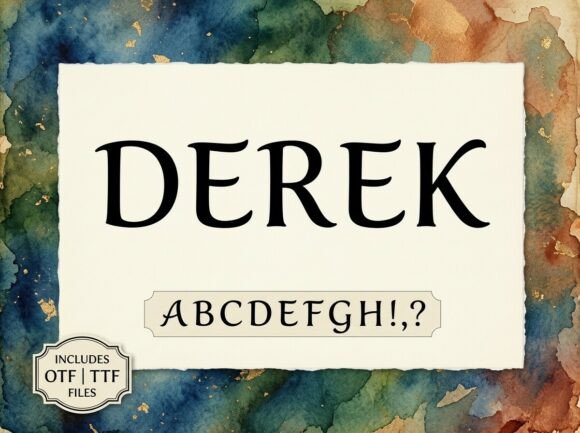 Derek: The Modern Typeface for Commanding Attention