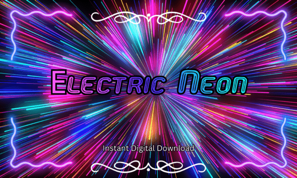 Electric Neon: A Font That Truly Glows