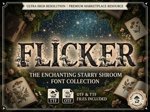 Flicker: A Creative Font for Headlines That Command Attention