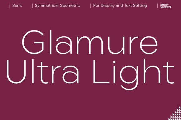 Glamure Extra Light: A Typeface for Unforgettable Branding