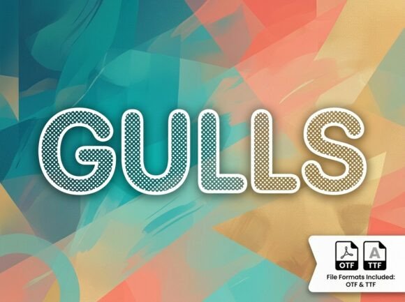 Gulls: A Retro-and-Radiant Splash for Your Brand