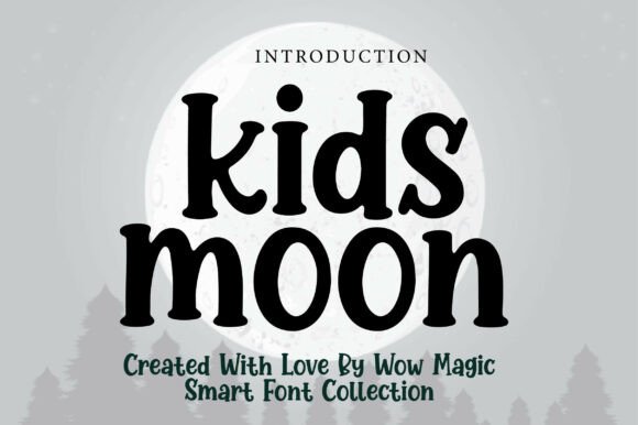 Meet Kids Moon: A Font That Captures Childhood Charm