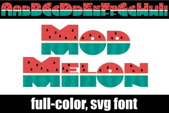 Mod Melon: Bold Geometric Display for Modern Branding