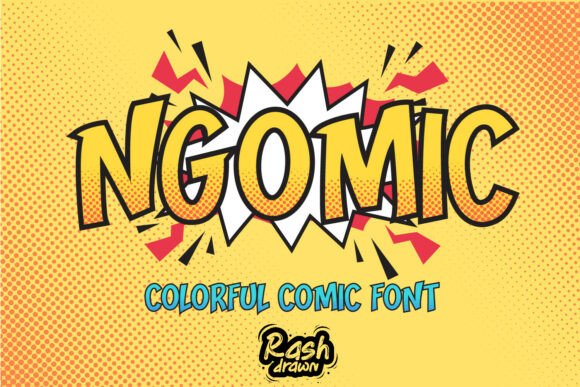 Ngomic: Injecting Vibrant Pop-Art Energy into Your Designs