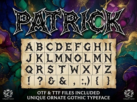 Patrick: A Display Font for Bold Creative Statements