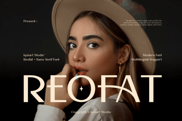Reofat: A Modern Display Typeface for Bold Projects