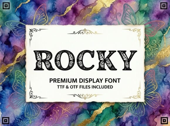Rocky: The Bold All-Caps Typeface for Maximum Impact
