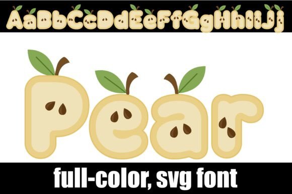 The Pear Font: Bringing Orchard Freshness to Your Designs