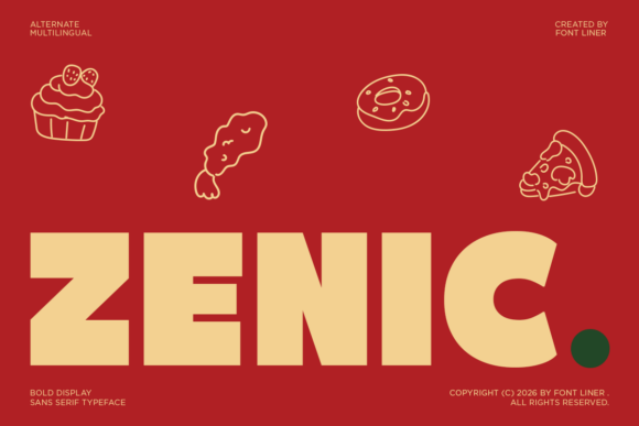 Zenic: The Bold Display Font for Modern Brands
